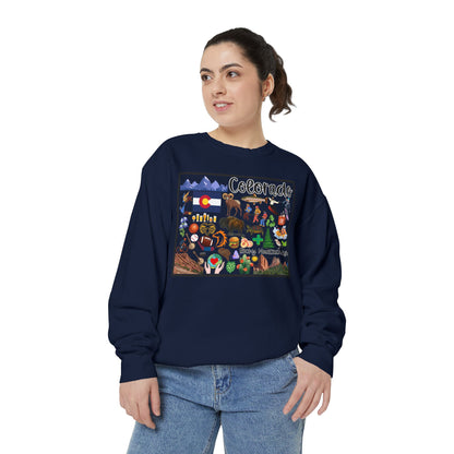 Beautiful State of Colorado - Comfort Colors Sweatshirt