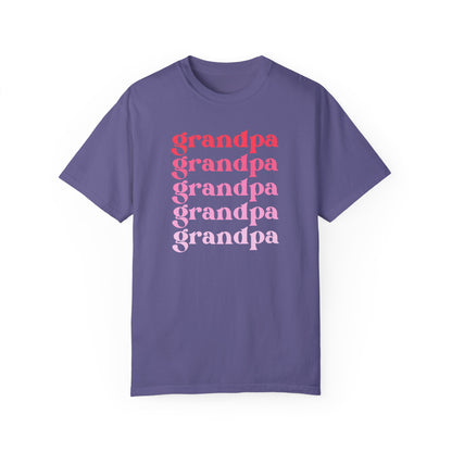 Grandpa (Pink) - Comfort Colors Shirt
