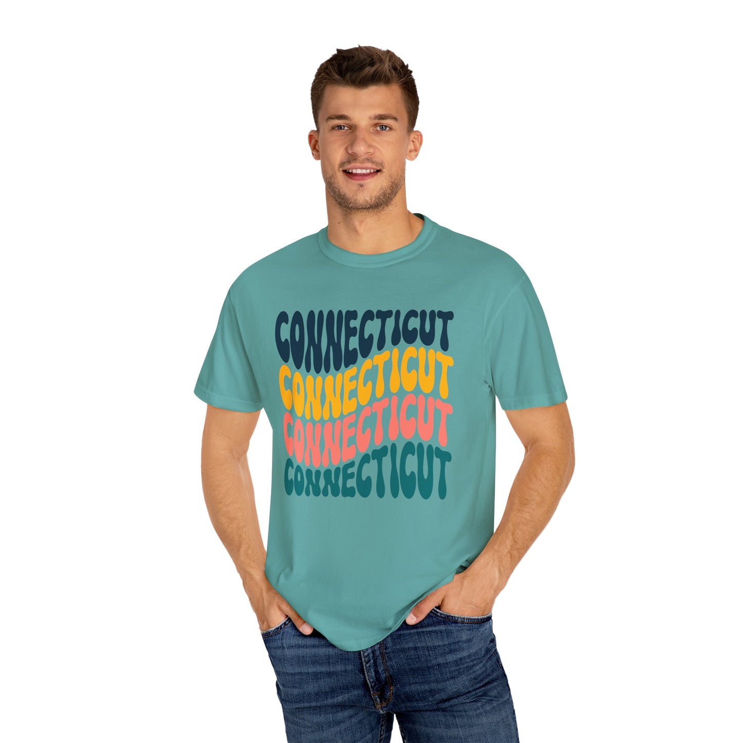 Retro Connecticut - Comfort Colors Shirt