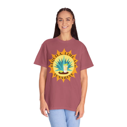 Tequila, Lime And Sunshine - Comfort Colors Shirt