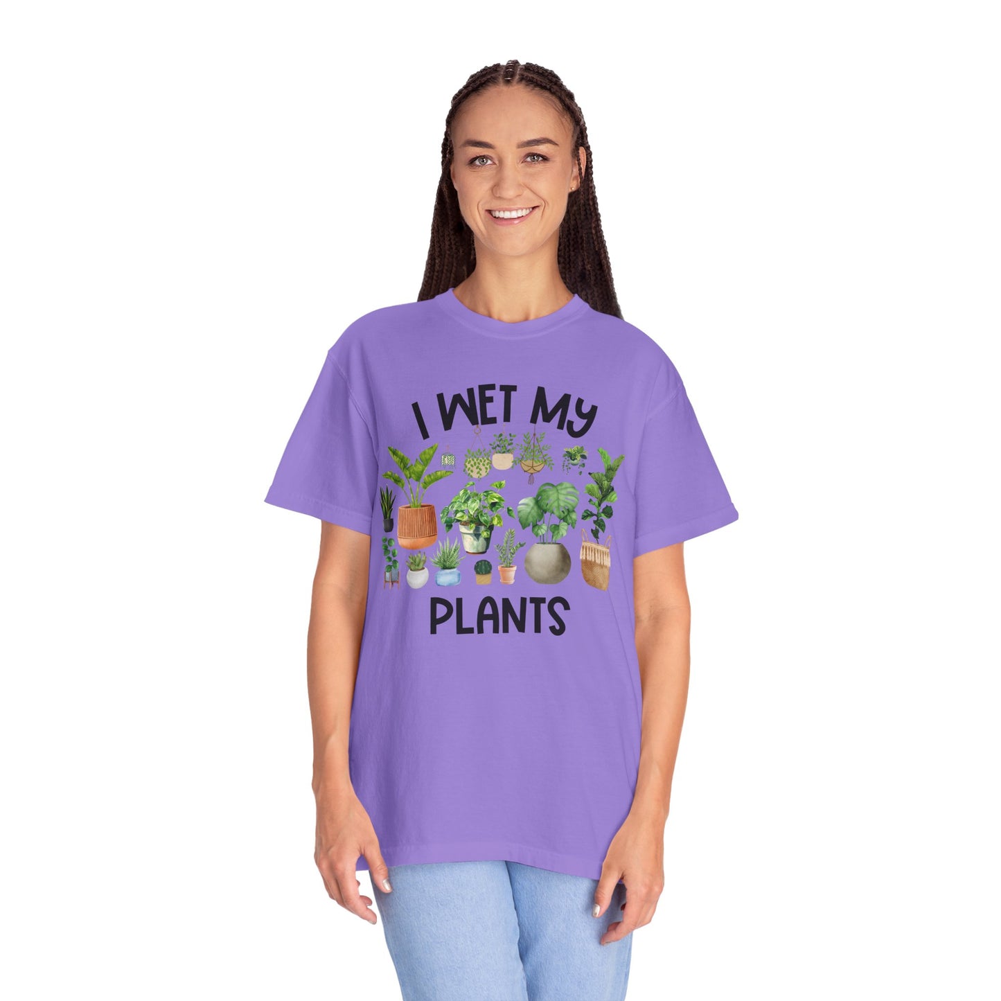 I Wet My Plants - Comfort Colors Shirt