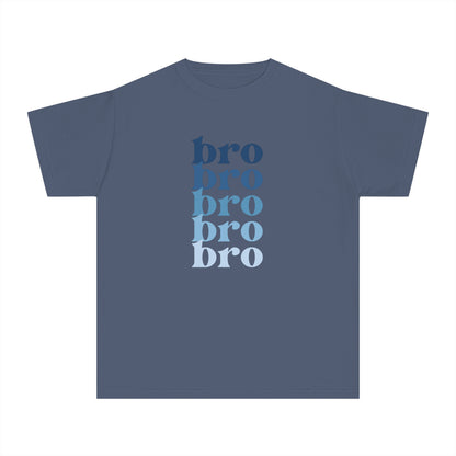 Bro - Blue - (Youth) Comfort Colors Shirt