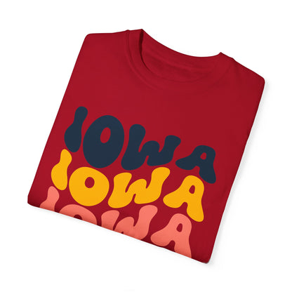 Retro Iowa - Comfort Colors Shirt
