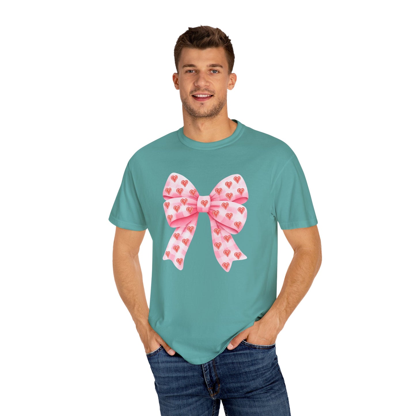 Pink Bows & Hearts - Comfort Colors Shirt