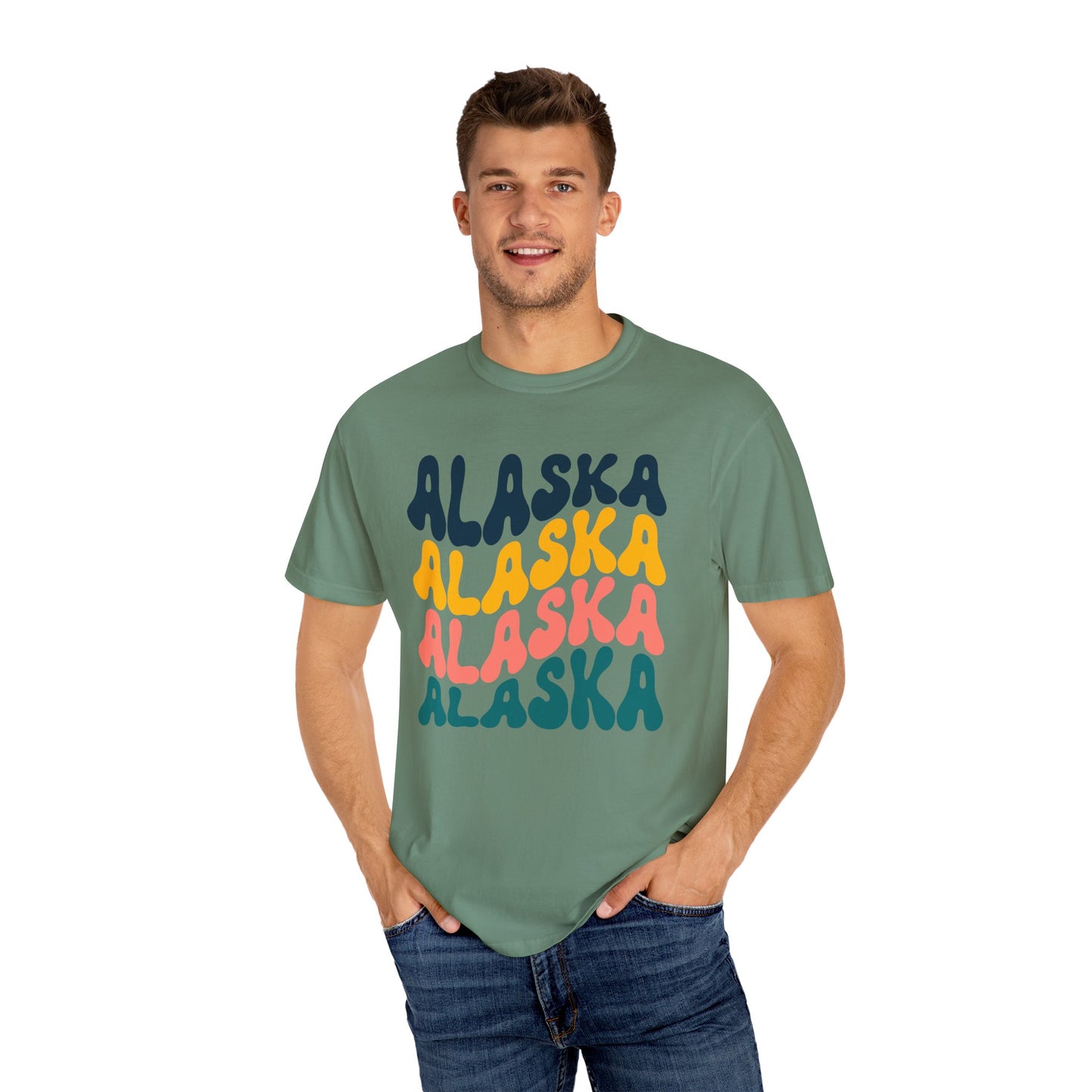 Retro Alaska - Comfort Colors Shirt