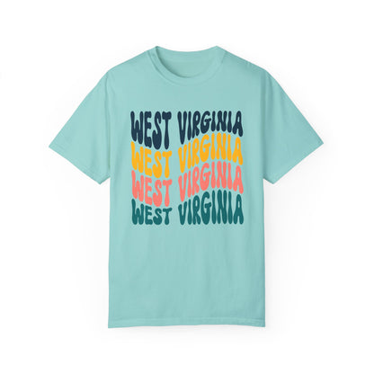 Retro West Virginia - Comfort Colors Shirt