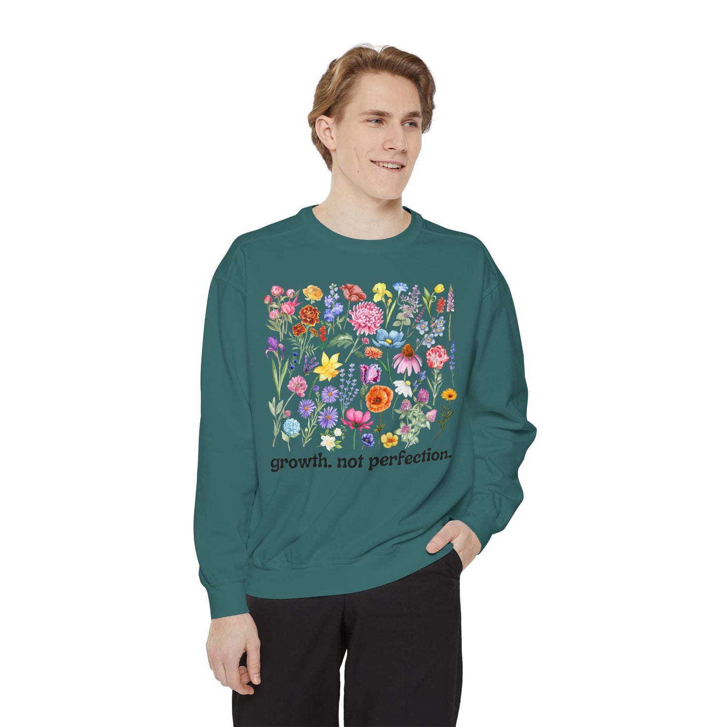 Growth, Not Perfection - Comfort Colors Sweatshirt