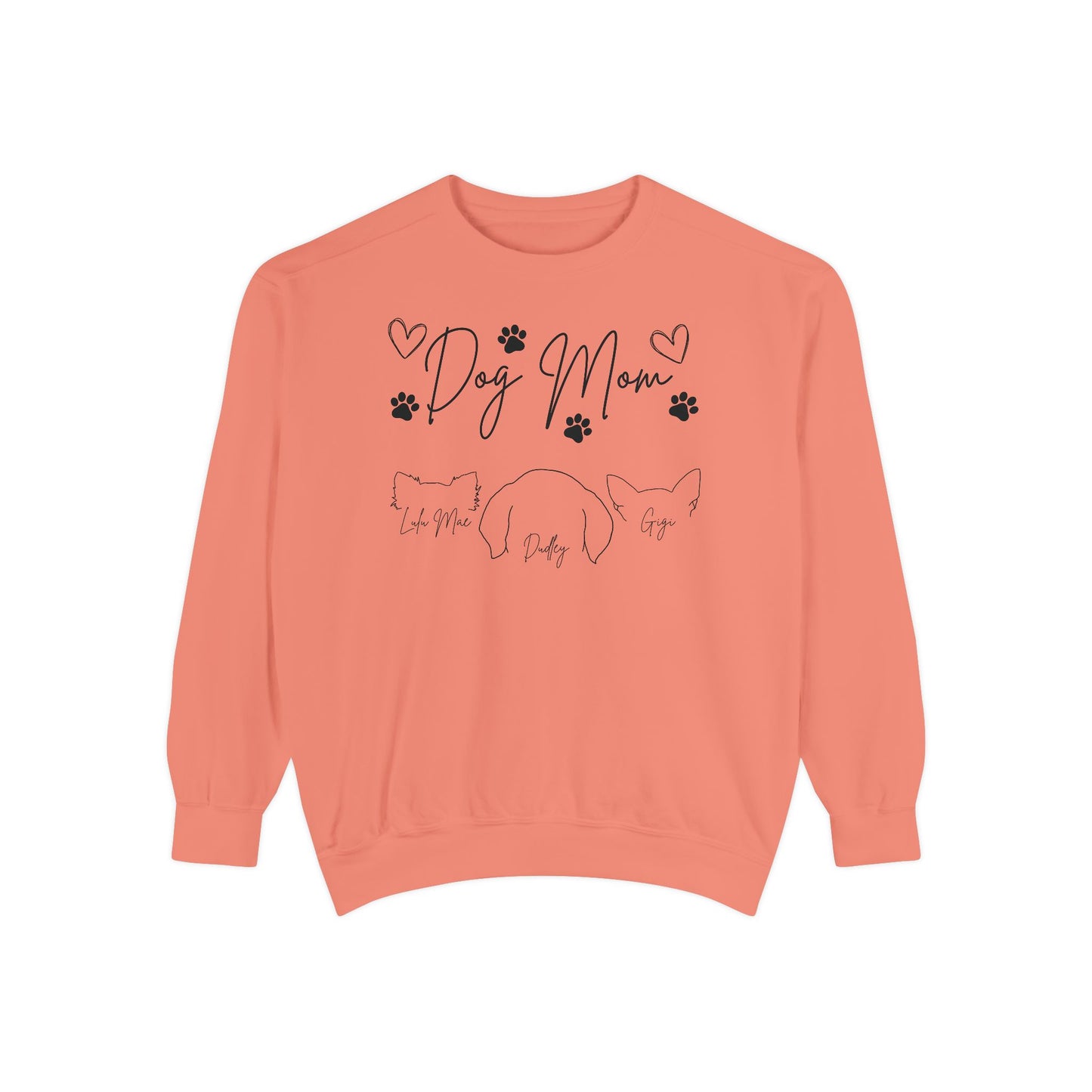 Dog Mom *Customize/Personalize* - Comfort Colors Sweatshirt