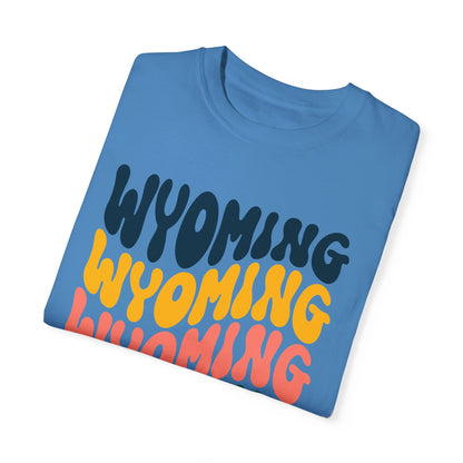 Retro Wyoming - Comfort Colors Shirt