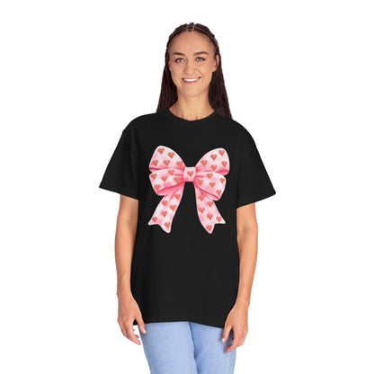 Pink Bows & Hearts - Comfort Colors Shirt