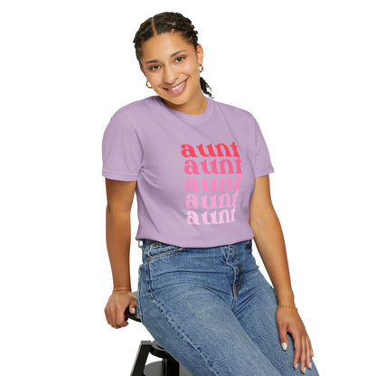 Aunt (Pink) - Comfort Colors Shirt