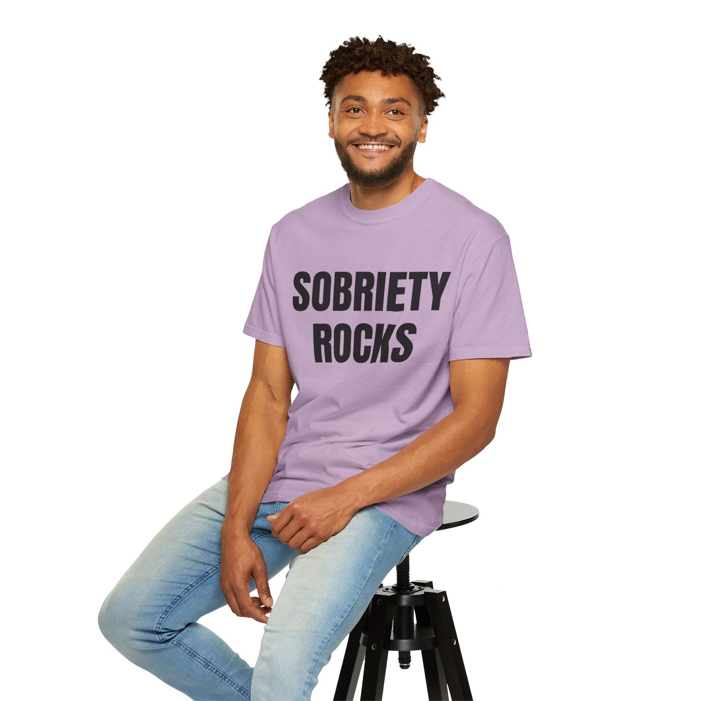 Sobriety Rocks - Comfort Colors Shirt