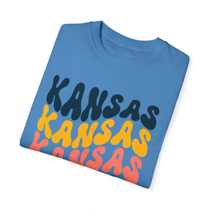 Retro Kansas - Comfort Colors Shirt