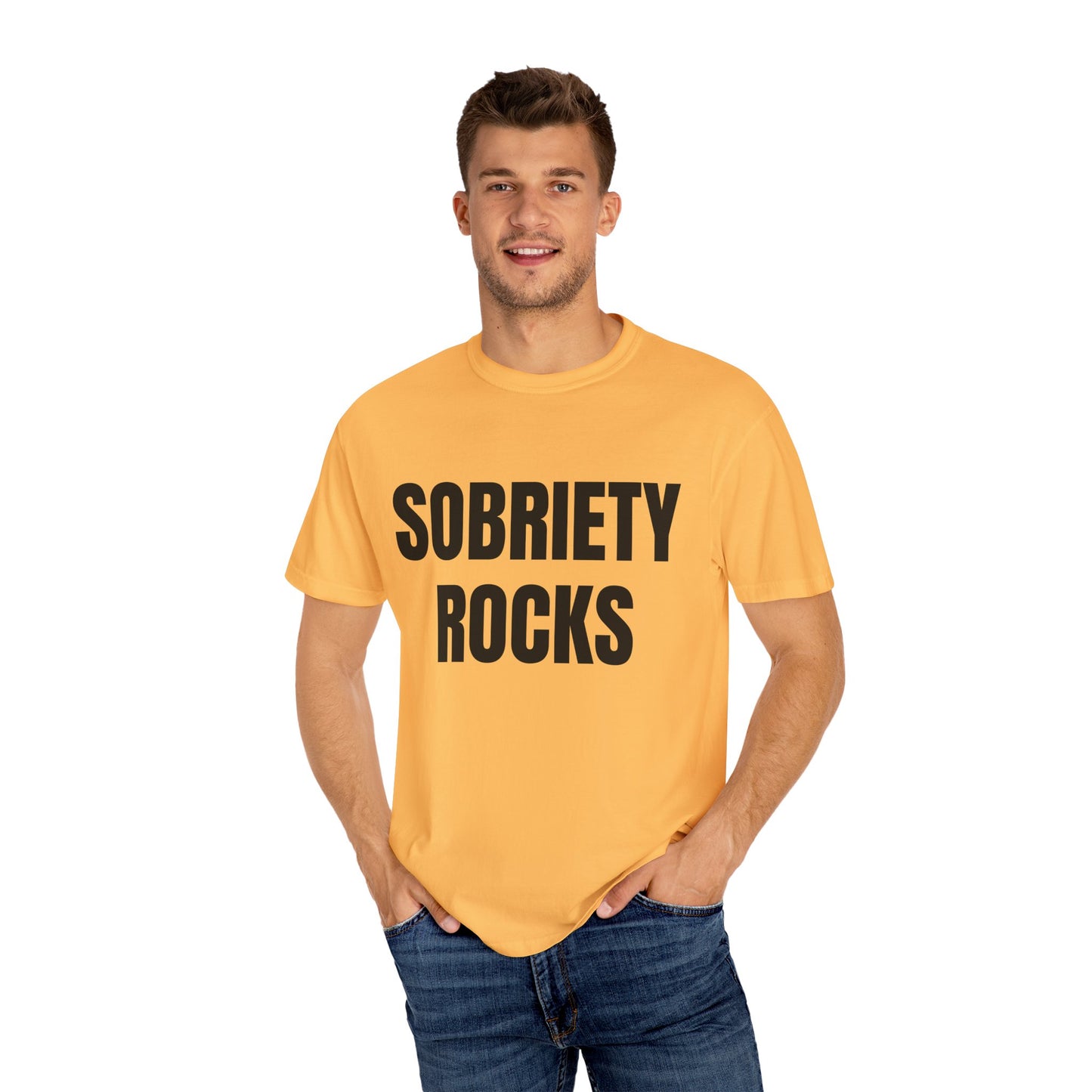 Sobriety Rocks - Comfort Colors Shirt