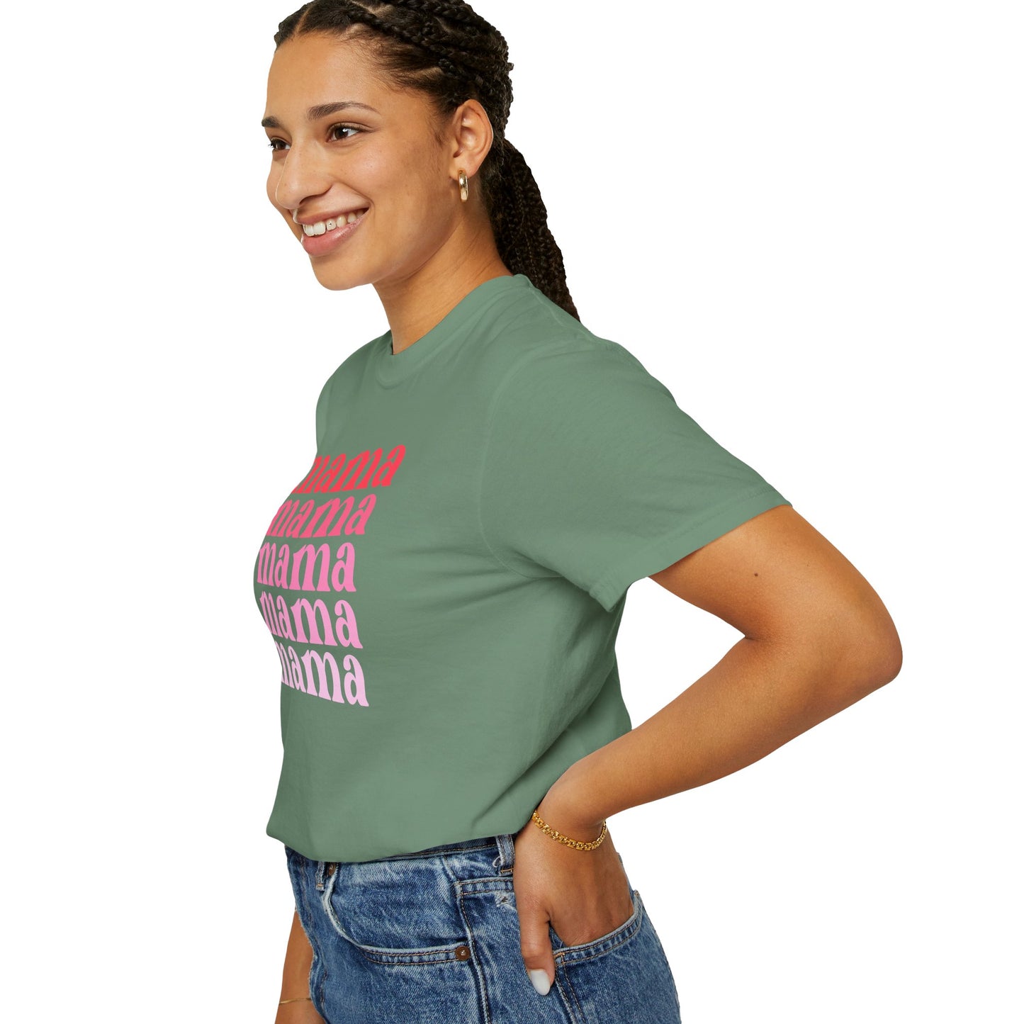 Mama (Pink) - Comfort Colors Shirt