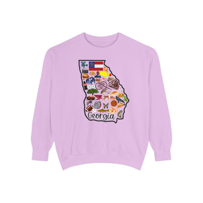 Beautiful State of Georgia - Comfort Colors Sweatshirt