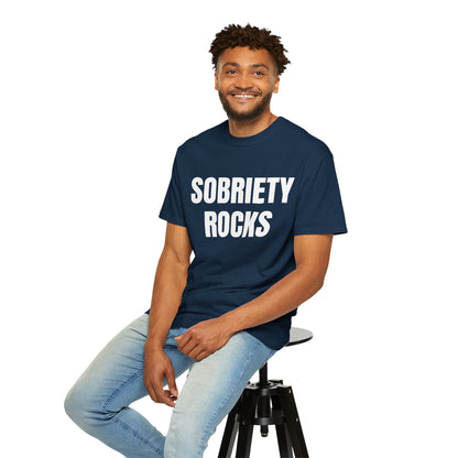 Sobriety Rocks - Comfort Colors Shirt