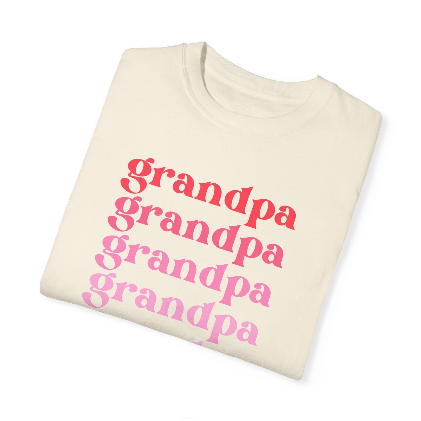 Grandpa (Pink) - Comfort Colors Shirt
