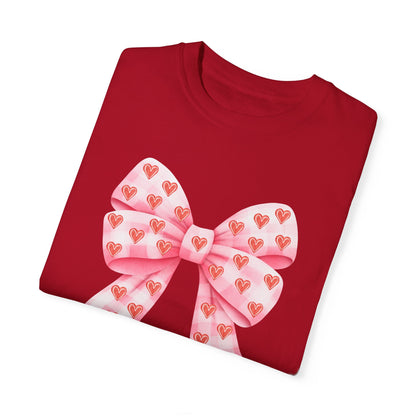 Pink Bows & Hearts - Comfort Colors Shirt