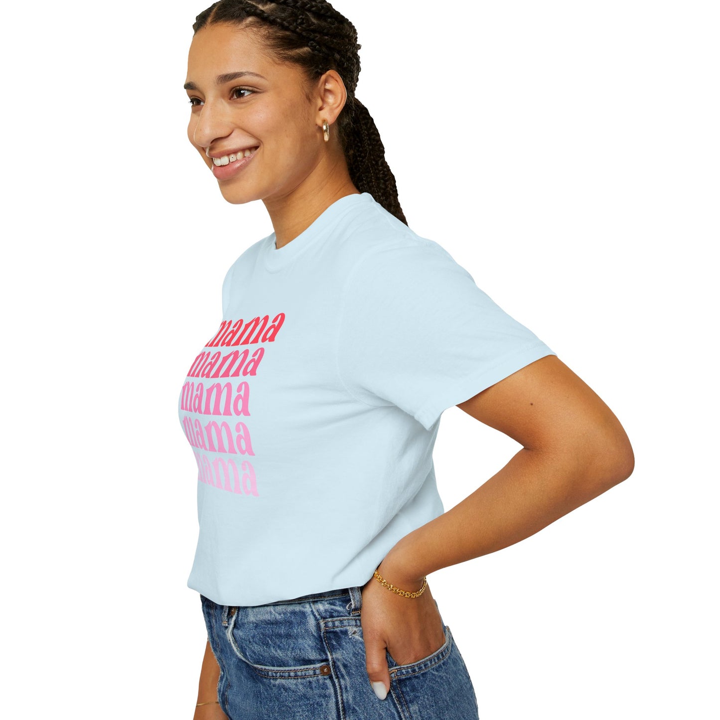 Mama (Pink) - Comfort Colors Shirt