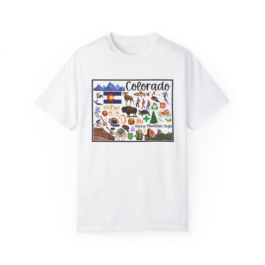 Beautiful State of Colorado - Comfort Colors Shirt