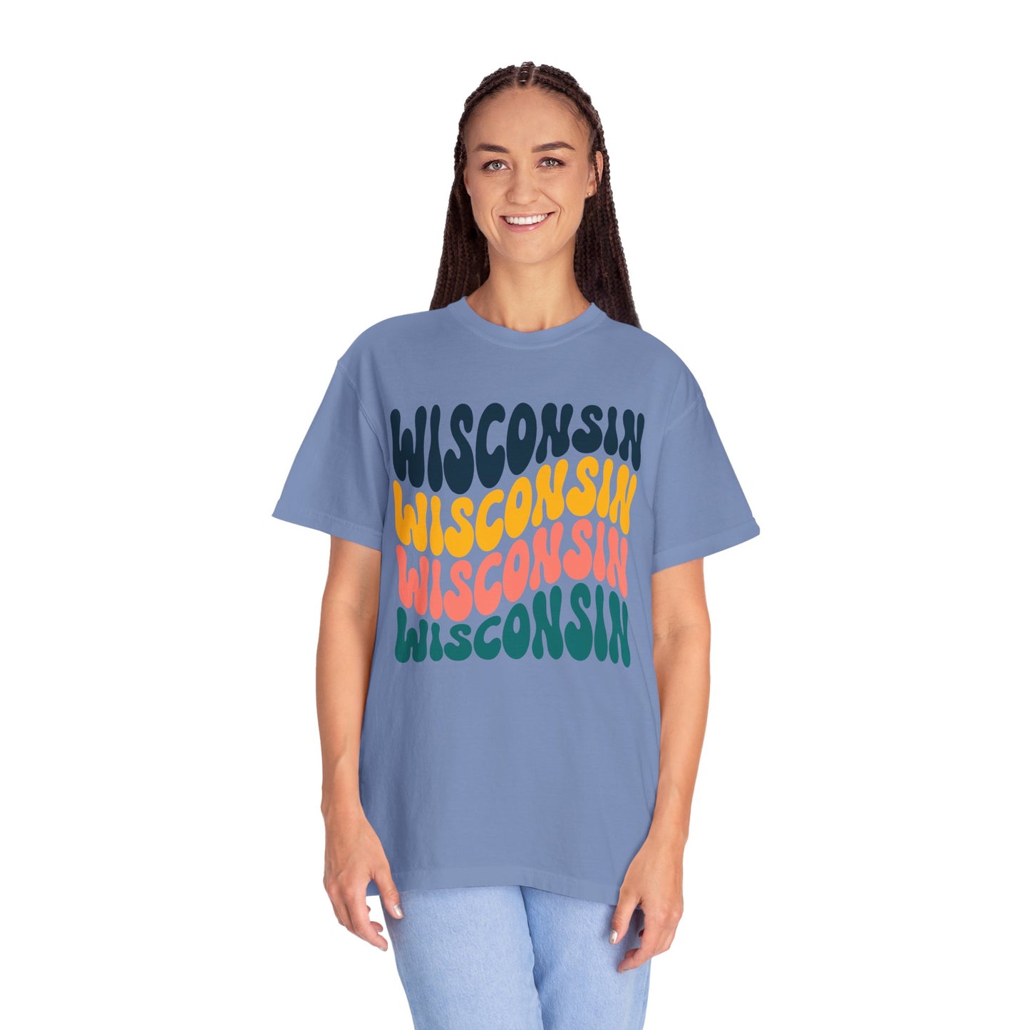 Retro Wisconsin - Comfort Colors Shirt