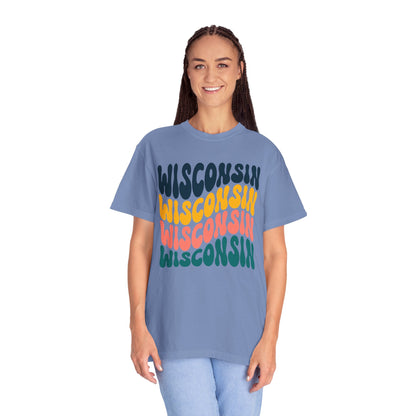 Retro Wisconsin - Comfort Colors Shirt