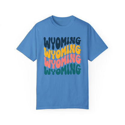 Retro Wyoming - Comfort Colors Shirt