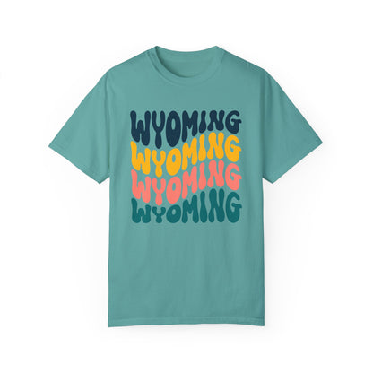 Retro Wyoming - Comfort Colors Shirt