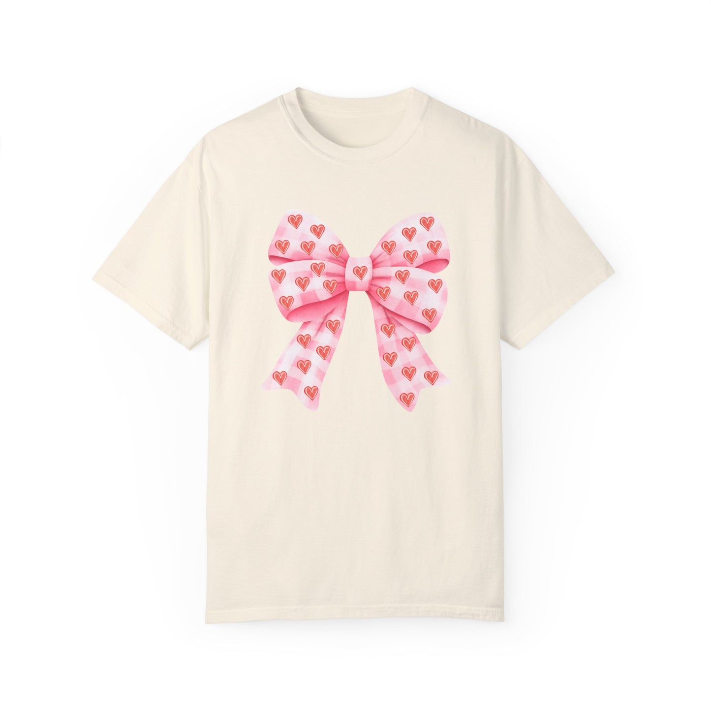 Pink Bows & Hearts - Comfort Colors Shirt