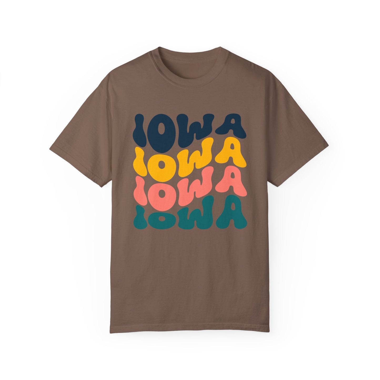 Retro Iowa - Comfort Colors Shirt