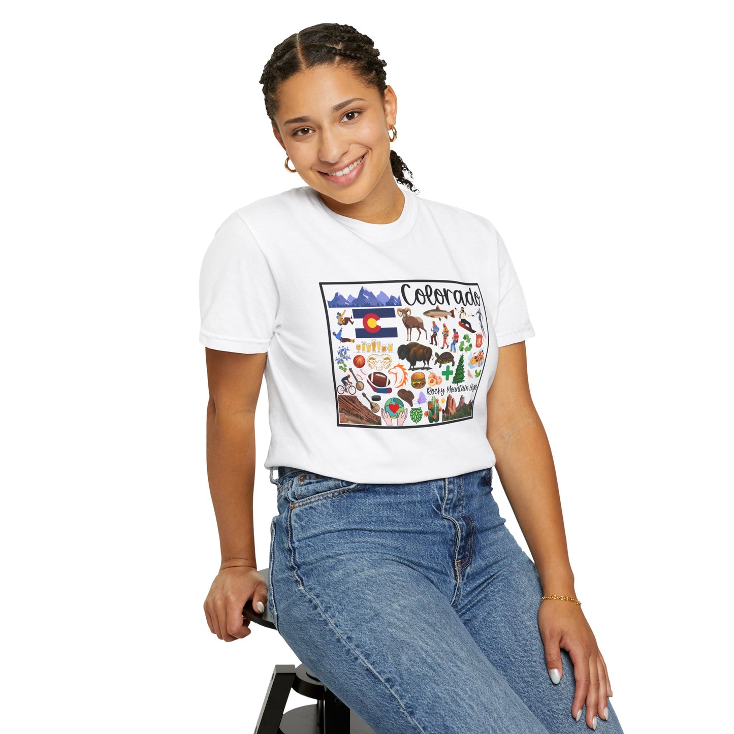 Beautiful State of Colorado - Comfort Colors Shirt