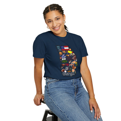 Beautiful State of Georgia - Comfort Colors Shirt