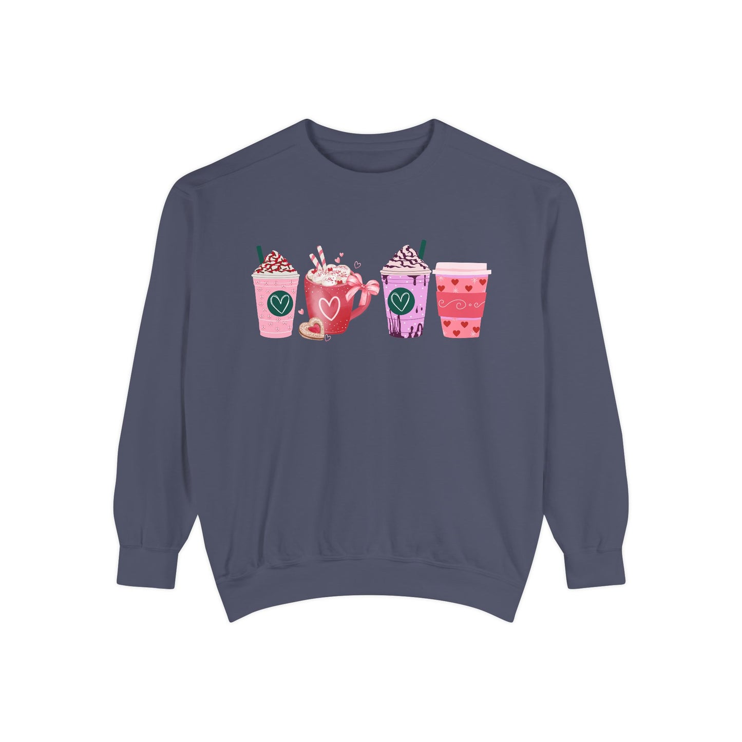Valentine's Coffee - Comfort Colors Sweatshirt