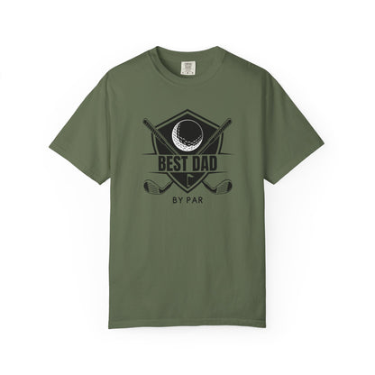 Best Dad By Par - Comfort Colors Shirt