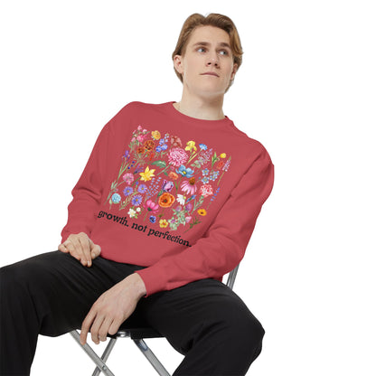 Growth, Not Perfection - Comfort Colors Sweatshirt