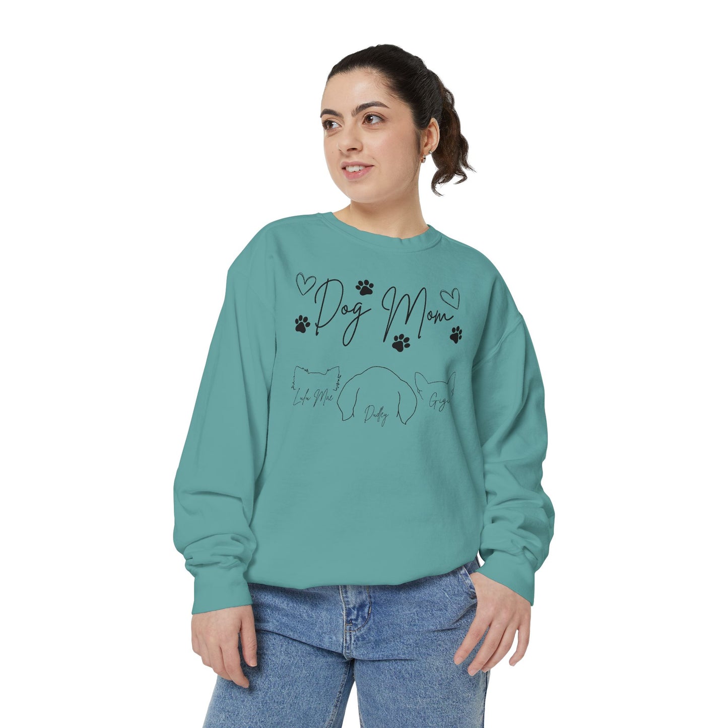 Dog Mom *Customize/Personalize* - Comfort Colors Sweatshirt