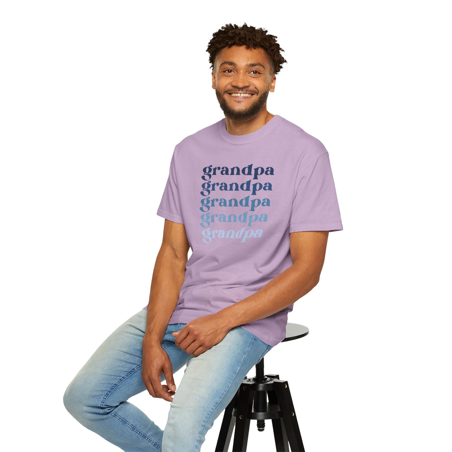 Grandpa (Blue) - Comfort Colors Shirt