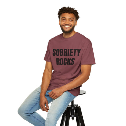 Sobriety Rocks - Comfort Colors Shirt