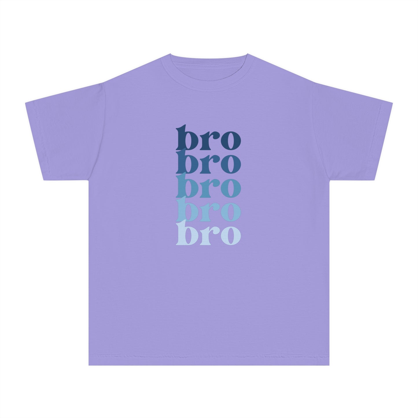 Bro - Blue - (Youth) Comfort Colors Shirt