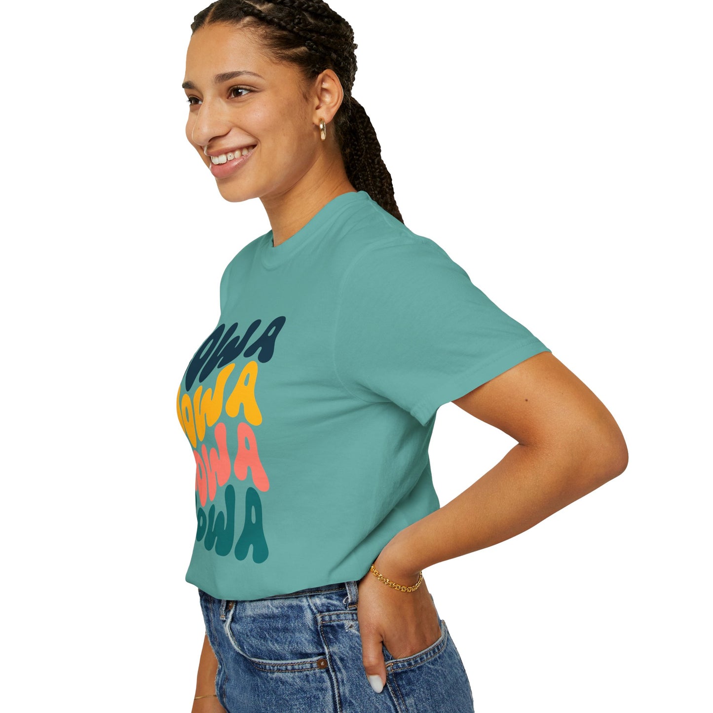 Retro Iowa - Comfort Colors Shirt