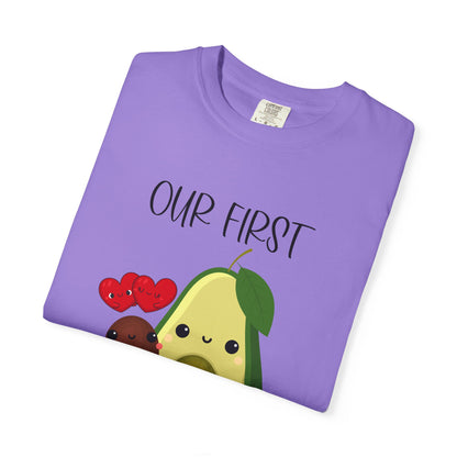 Our First Mother's Day Together (Avocado & Pit) - Comfort Colors Shirt