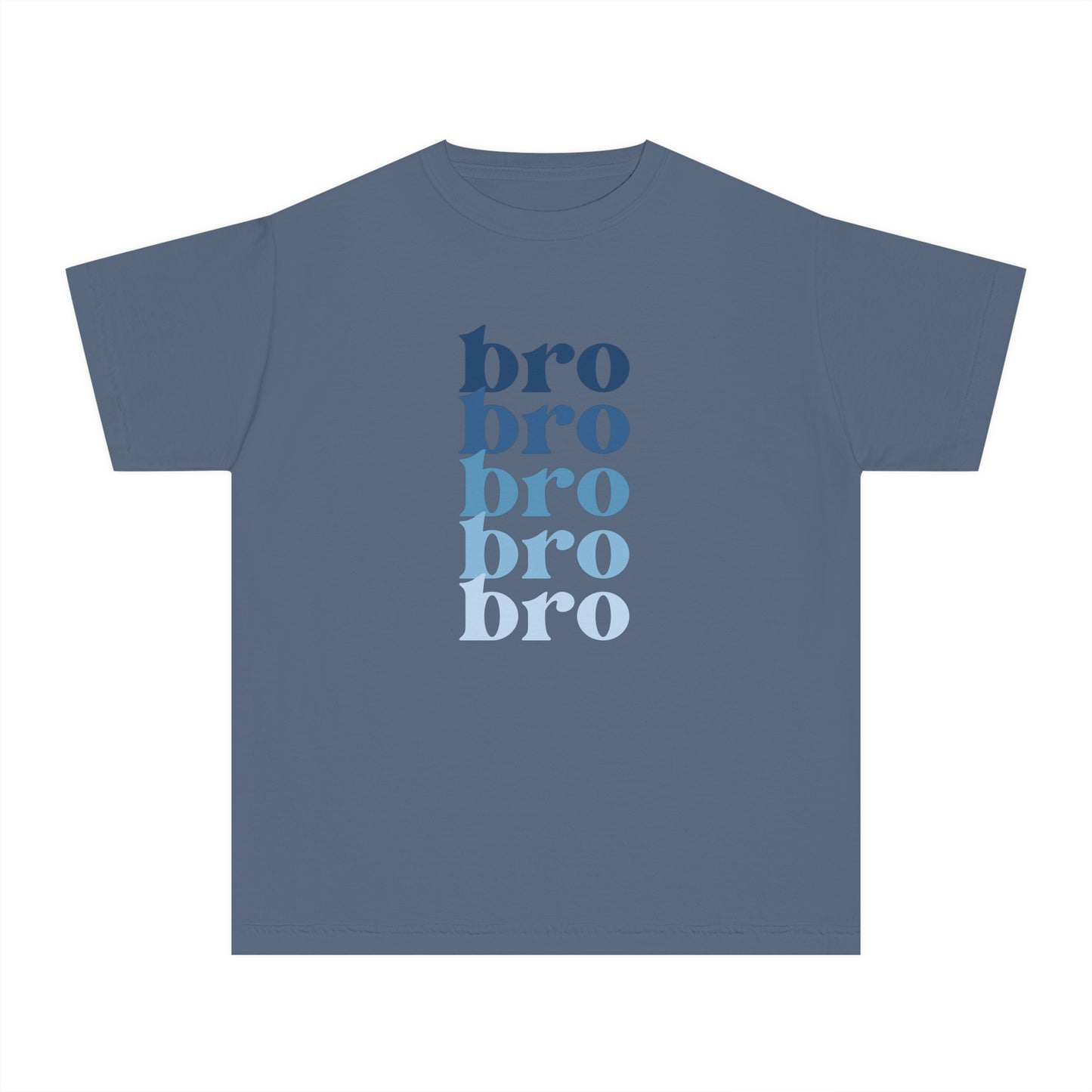 Bro - Blue - (Youth) Comfort Colors Shirt