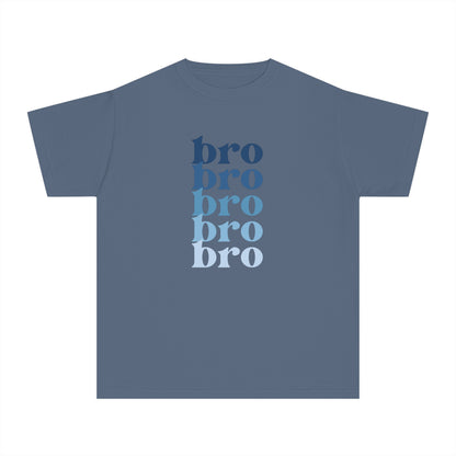 Bro - Blue - (Youth) Comfort Colors Shirt