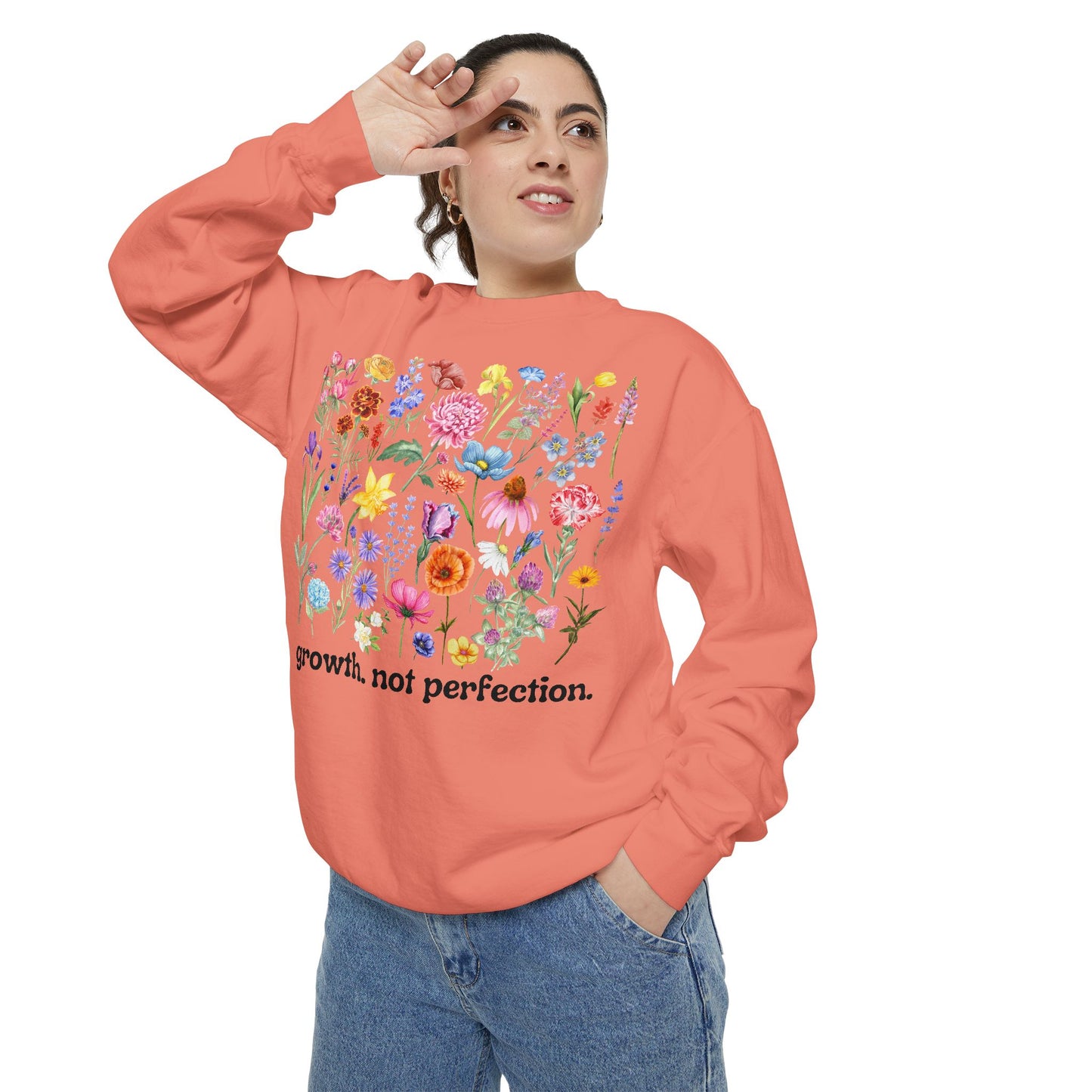 Growth, Not Perfection - Comfort Colors Sweatshirt
