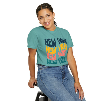 Retro New York - Comfort Colors Shirt
