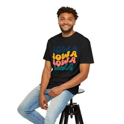 Retro Iowa - Comfort Colors Shirt