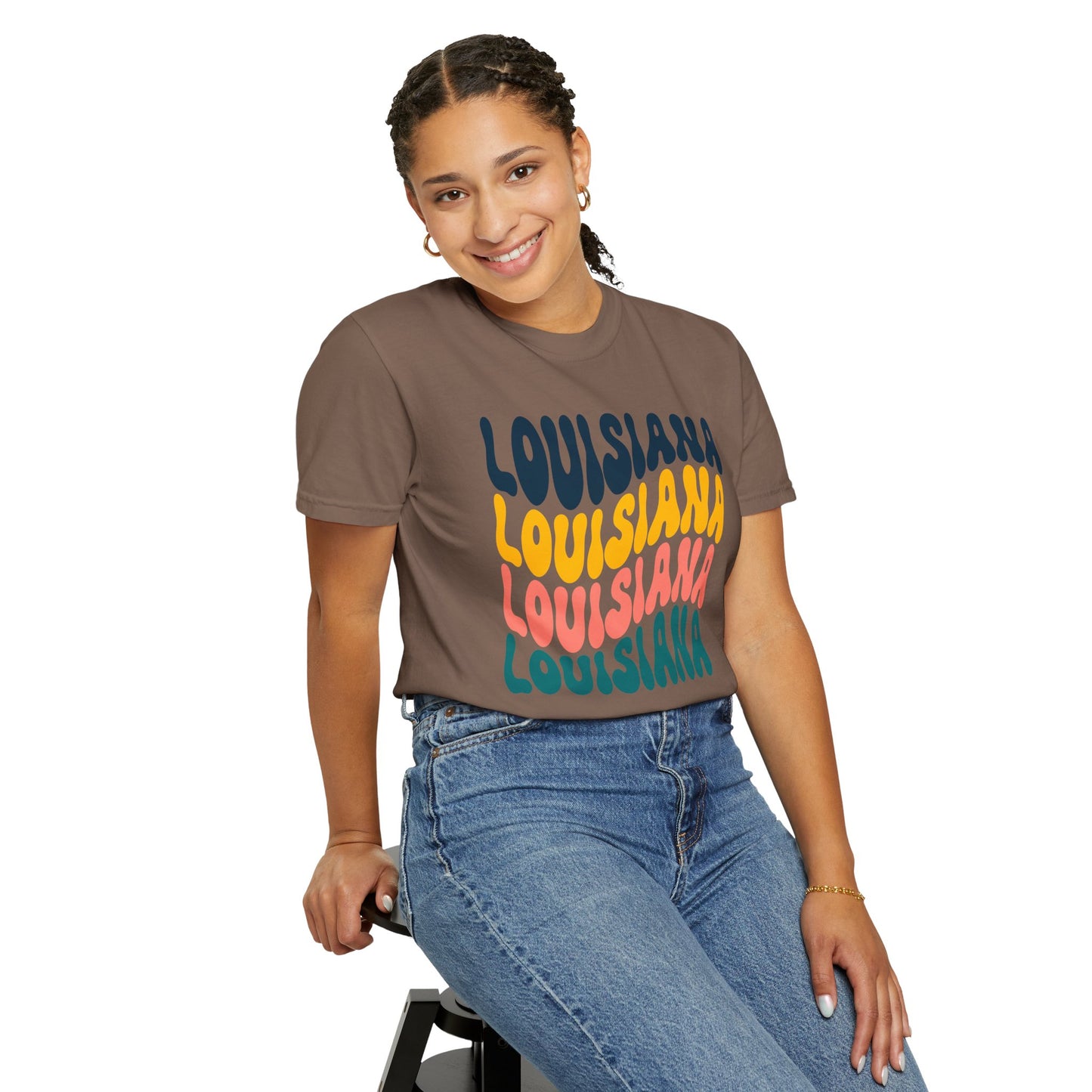 Retro Louisiana - Comfort Colors Shirt