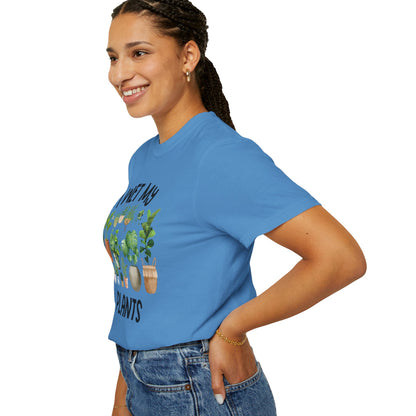 I Wet My Plants - Comfort Colors Shirt