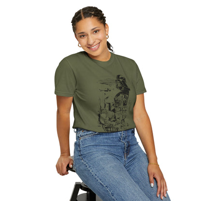Star Wars Black Line Drawing - Comfort Colors Shirt
